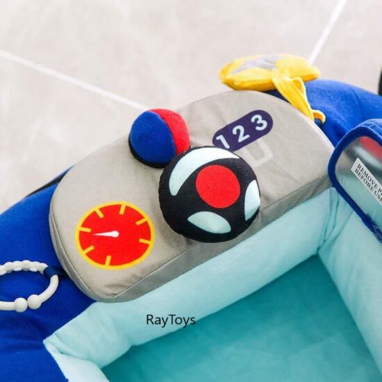 Fotoliu sit-up masinuta cu roti si spatar din plus Cars