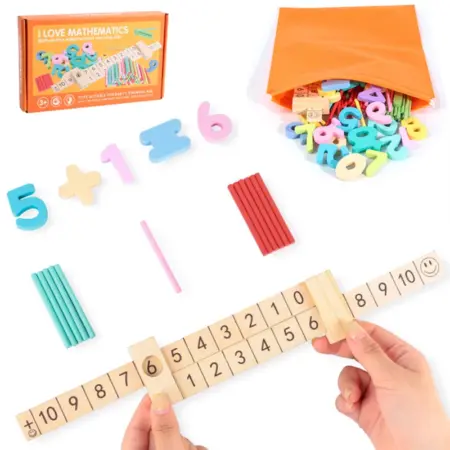 Joc educativ Montessori Matematica adunare-scadere