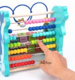 Jucarie motrica cu abac cifre forme geometrice Delfinul