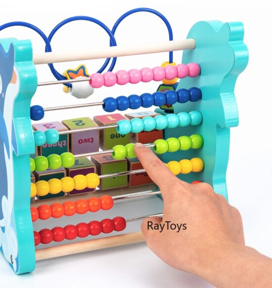 Jucarie motrica cu abac cifre forme geometrice Delfinul