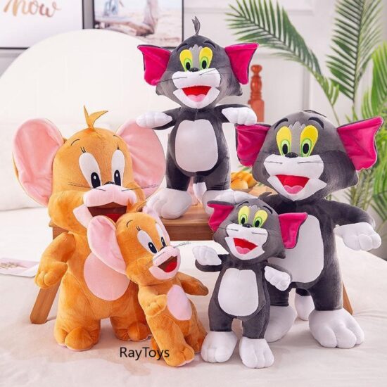 Jucarie plus Set Tom si Jerry Pisica si soricelul 30 cm