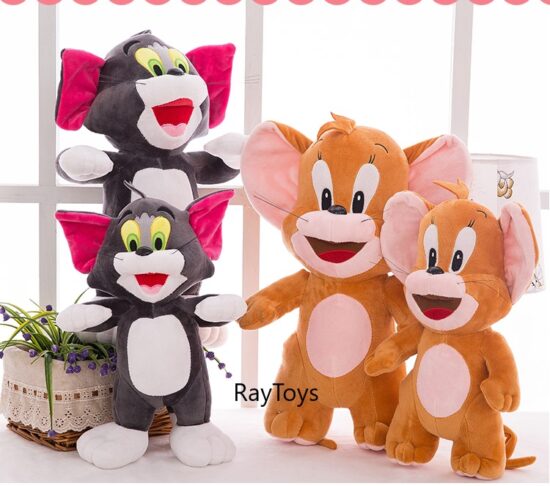 Jucarie plus Set Tom si Jerry Pisica si soricelul 30 cm