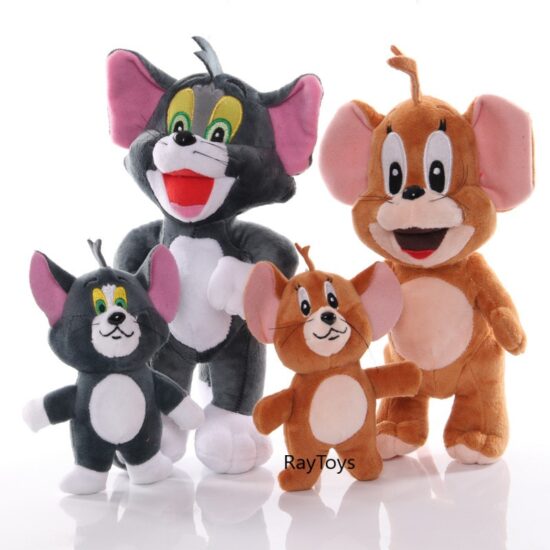 Jucarie plus Set Tom si Jerry Pisica si soricelul 30 cm