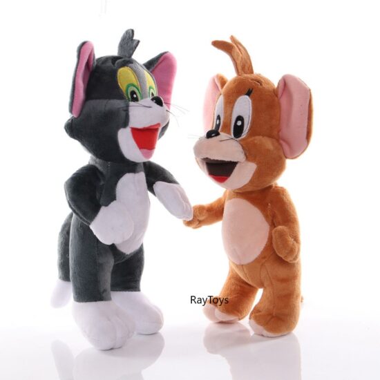 Jucarie plus Set Tom si Jerry Pisica si soricelul 30 cm