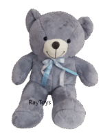 Jucarie plus Ursuletii colorati cu fundita 80 cm