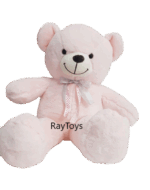 Jucarie plus Ursuletii colorati cu fundita 80 cm