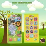 Jucarie telefon mobil Smartphone muzical cu animale bebe
