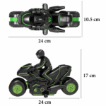 Motocicleta cu telecomanda Rotatie roti 360grade