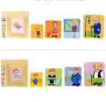 Puzzle in straturi Ciclul vietii Bunicul si Bunica din lemn