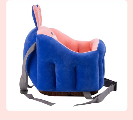 Scaun multifunctional din plus cu centura si desene bebelusi