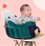 Scaun multifunctional din plus cu centura si desene bebelusi