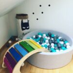 Balansoar din lemn Curcubeu Multifunctional Rainbow