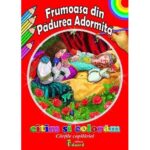 Carte de colorat Frumoasa din Padurea Adormita Sa Citim