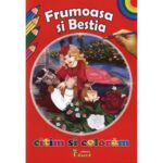 Carte de colorat Frumoasa si Bestia Citim si Coloram 16 pagini