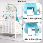 Carusel muzical bebe cu telecomanda Proiector rotativ Luna