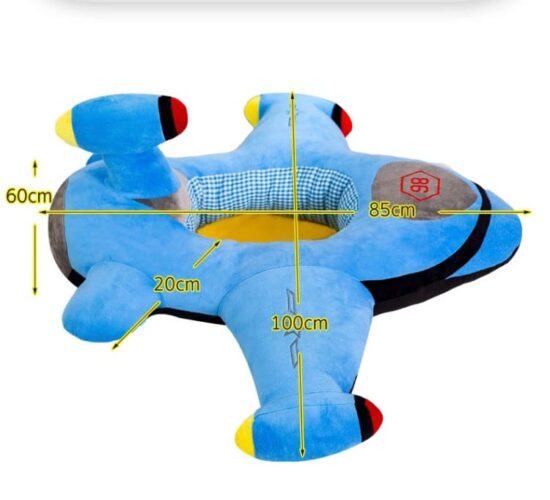 Fotoliu din plus bebelusi Avionul Colorat Sit Up