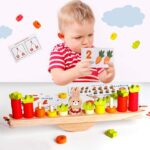 Joc echilibru Matematic Jucarie sortator cu forme Iepurasul