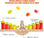 Joc echilibru Matematic Jucarie sortator cu forme Iepurasul