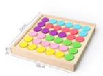 Joc mozaic creativ din lemn Sortarea culorilor copii