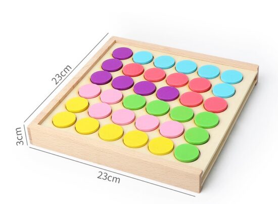 Joc mozaic creativ din lemn Sortarea culorilor copii