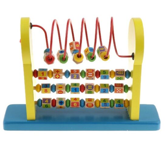 Jucarie Montessori educativa Raft cu cifre si operatii