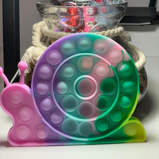 Jucarie Pop IT Melcul antistres Push Pop Bubble