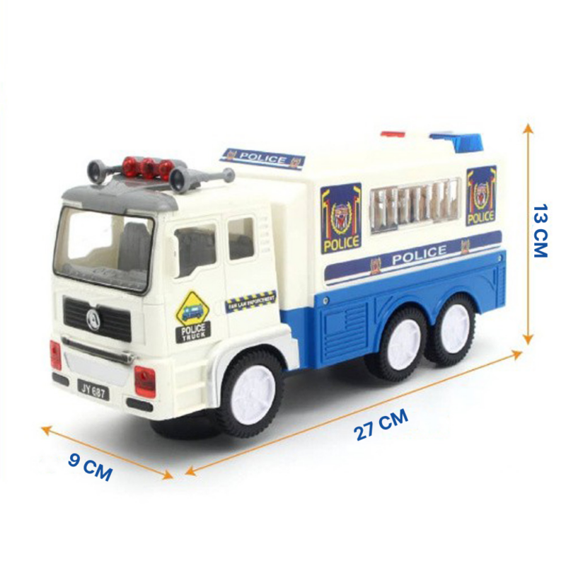 Jucarie interactiva copii Masina de politie cu lumini si sunete