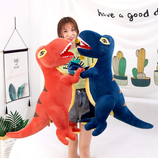 Jucarie plus Dinozaur Roz Mascota pentru copii