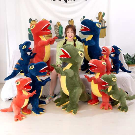 Jucarie plus Dinozaur Roz Mascota pentru copii