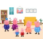 Jucarii copii Figurine Purcelusii Peppa Pig 6 set