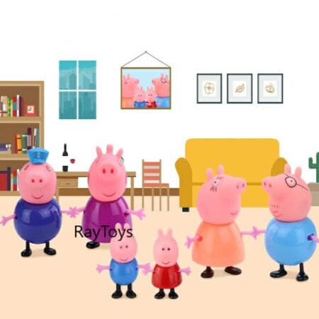 Jucarii copii Figurine Purcelusii Peppa Pig 6 set
