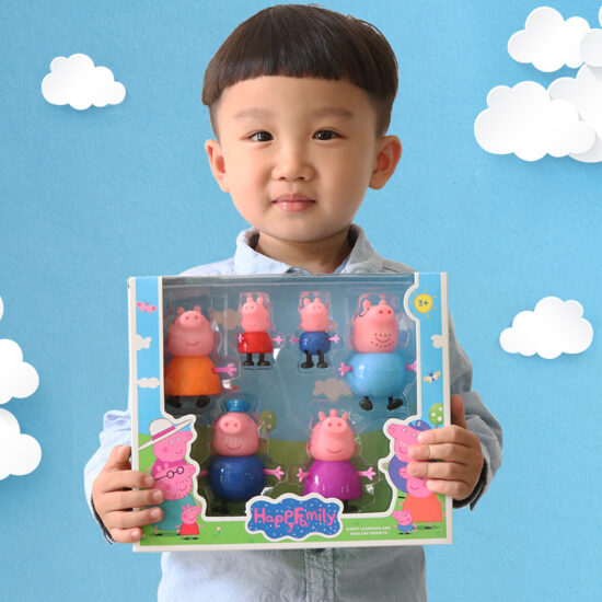Jucarii copii Figurine Purcelusii Peppa Pig 6 set