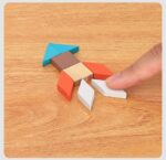 Mini jocuri de constructie creative din lemn pentru calatorii