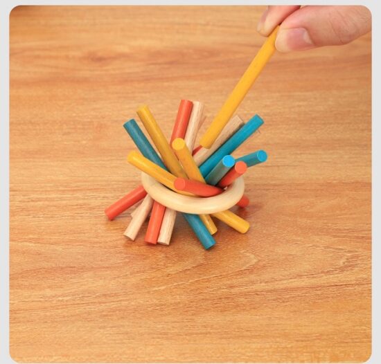 Mini jocuri de constructie creative din lemn pentru calatorii