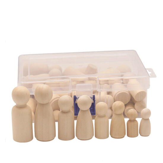Papusi PEG DOLL din lemn Waldorf pentru creatie si pictura
