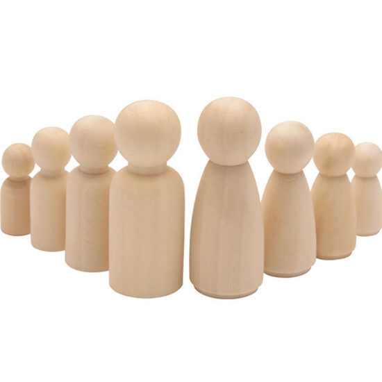 Papusi PEG DOLL din lemn Waldorf pentru creatie si pictura