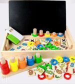 Tabla educativa cu 2 fete Invatam Matematica Donuts