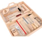 Trusa de scule din lemn Set instrumente tamplarie copii