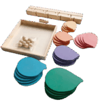 Arborele Montessori din lemn muzical Copacul Rainbow