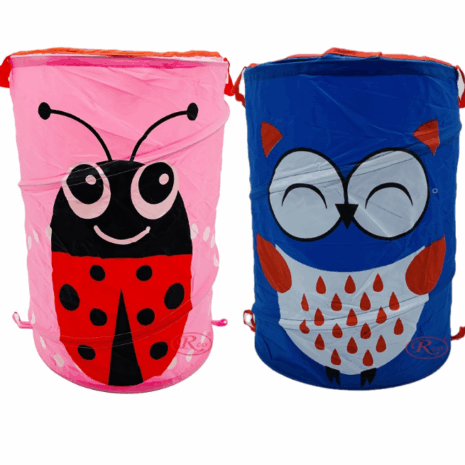 Cos pentru depozitarea jucariilor pliabil cu capac