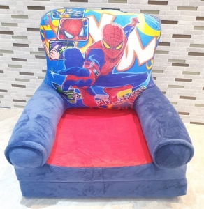 Fotoliu extensibil Spiderman din plus copii 80 cm