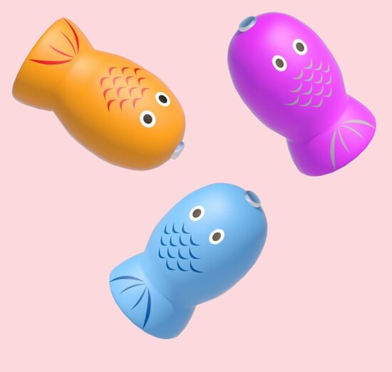 Joc de pescuit magnetic Pisicuta cu pestisori din lemn