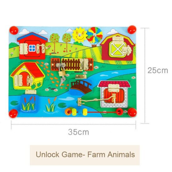 Joc incuie si descuie Ferma din lemn Onshine
