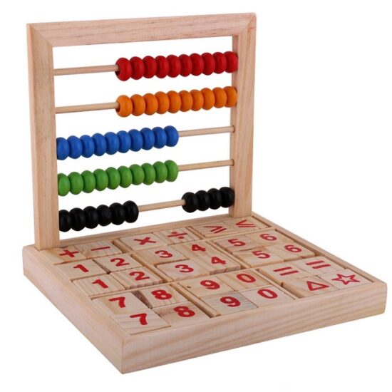 Jucarie educativa Alfabetul mare si mic cu Numere Abac