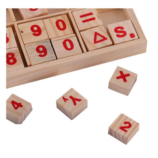 Jucarie educativa Alfabetul mare si mic cu Numere Abac