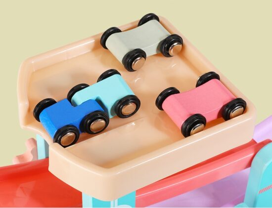 Pista cu masini Jucarie Circuit cu xilofon 3in1 Gameplay