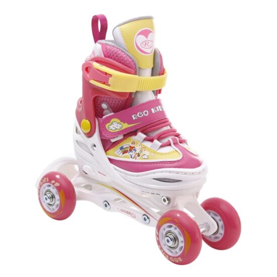 Role reglabile cu 4 roti stabile pentru copii