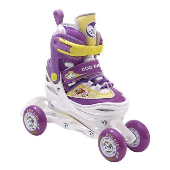 Role reglabile cu 4 roti stabile pentru copii