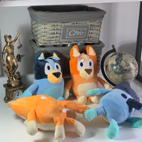Set Bingo si Bluey Parintii Jucarii plus 30 cm