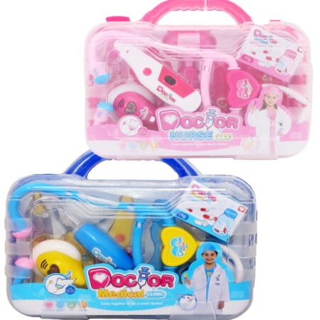 Trusa de doctor cu 9 accesorii cu efecte sonore si luminoase